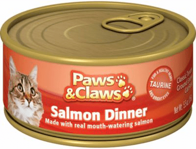 Paws & Claws Salmon Dinner
